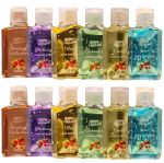 Assorted Hand Sanitizer Gel (Pack of 12) with Aloe Vera, Mini Travel Hand Sanitizer Gel, 2 oz